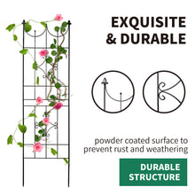 Load image into Gallery viewer, SCENDOR Garden Trellis 70” x 20” for Climbing Plants