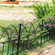 Load image into Gallery viewer, SCENDOR Garden Decorative Fences Panel 18"x16" 5 Pack for Flower Bed Edging Rustproof Dog Fencing
