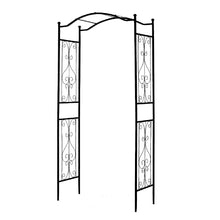 Load image into Gallery viewer, SCENDOR Garden Arbor Garden Arch, 92'' H x 42.5'' W, Trellis Plants Support with Metal Durable Iron
